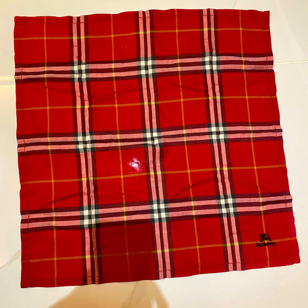 Burberry Nova Check Handkerchief Neckerchief Bandana